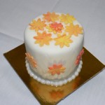 02c - Fall colours mini cake